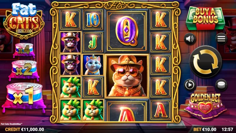 Fat Cats DoubleMax Base Gameplay