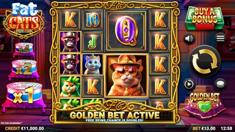 Fat Cats DoubleMax Golden Bet