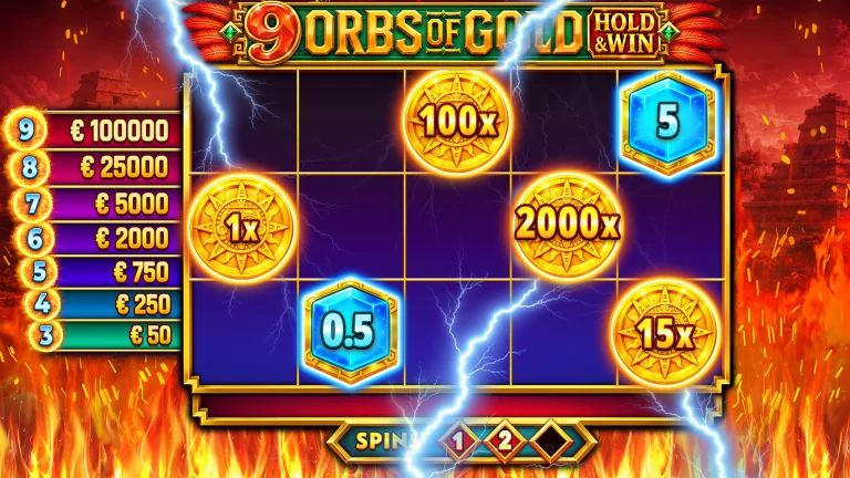 9 Orbs of Gold Hold & Win