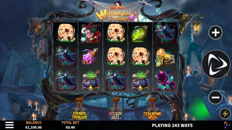 Witches Wild Fortune Base Gameplay