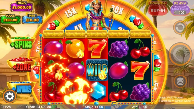 Blazin Fruit Pharaoh Trigger