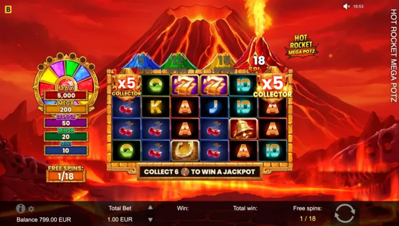Hot Rocket Mega Potz X-Potz Bonus