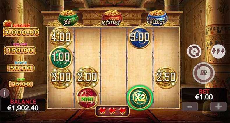Pots of Tut Rake it in X2 multiplier
