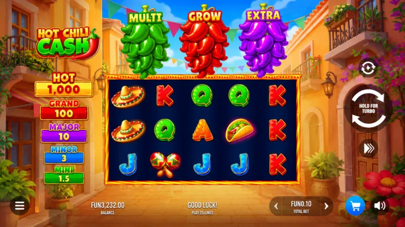 Hot Chili Cash Base Gameplay