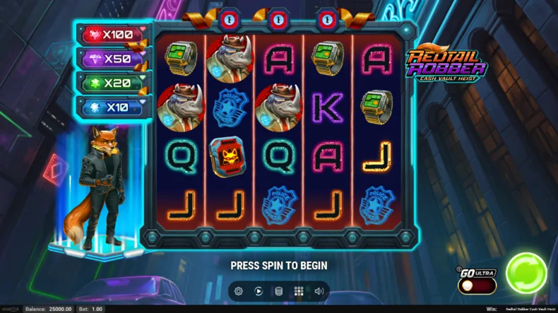 Redtail Robber Cash Vault Heist Base Gameplay