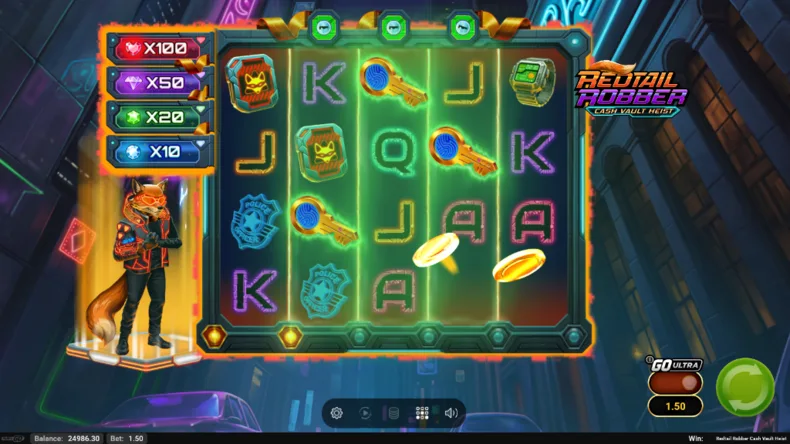 Redtail Robber Cash Vault Heist Lucky Coin