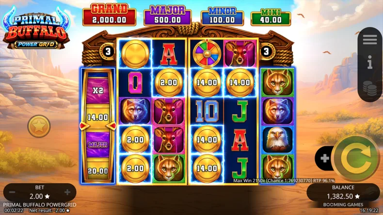 Primal Buffalo PowerGrid Ultra Prize Reel
