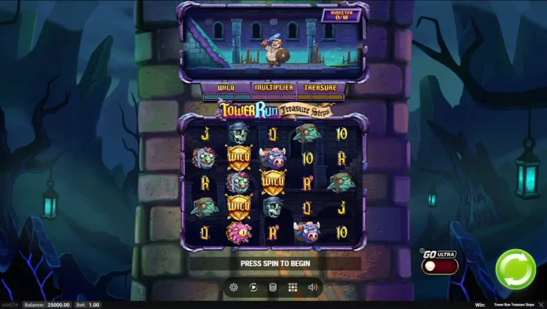 Tower Run Treasure Steps Base Gameplay