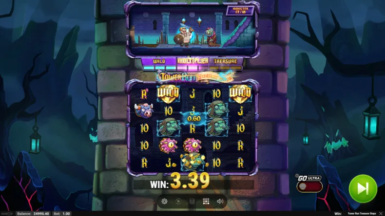 Tower Run Treasure Steps Cascading Features