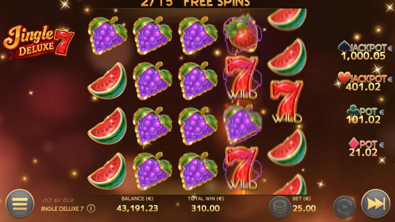 Jingle Deluxe 7 Free Spins