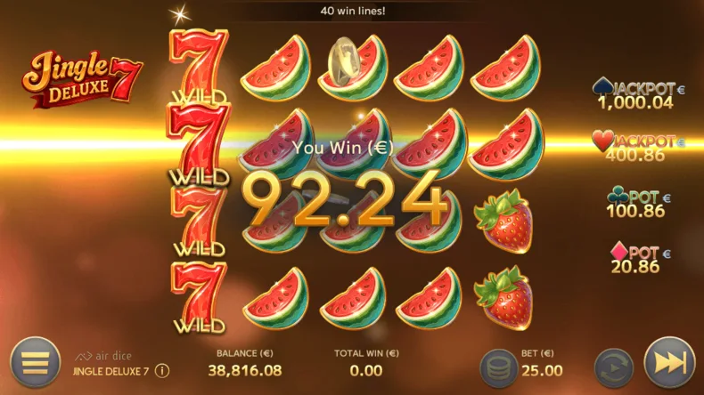 Jingle Deluxe 7 Wild Win