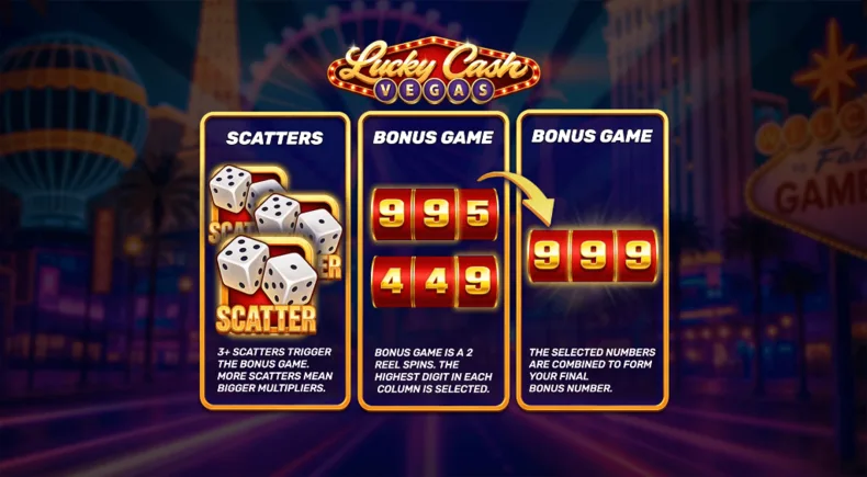 Lucky Cash Vegas Scatter Trigger