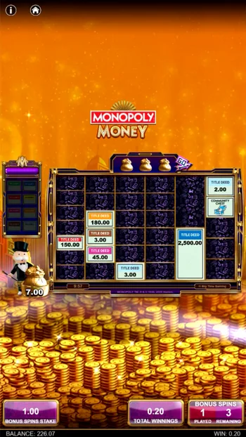 Monopoly Money Hold and Spin