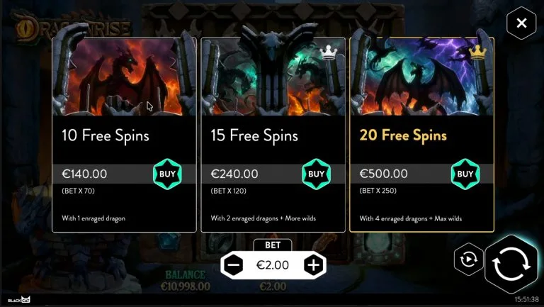 Dragonrise Buy Bonus