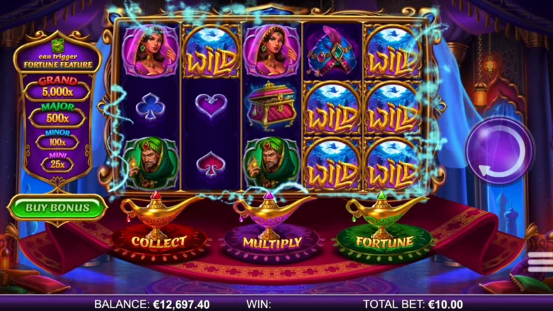 Quest of the 3 Lamps Fortune Feature