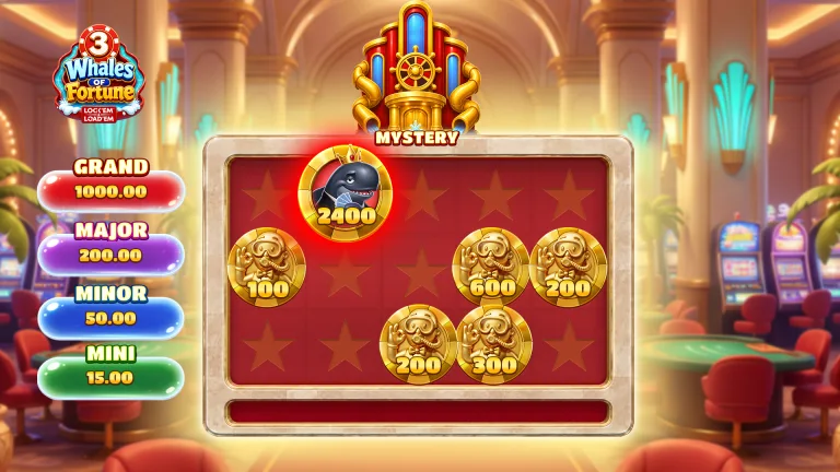 3 Whales of Fortune Mystery Feature