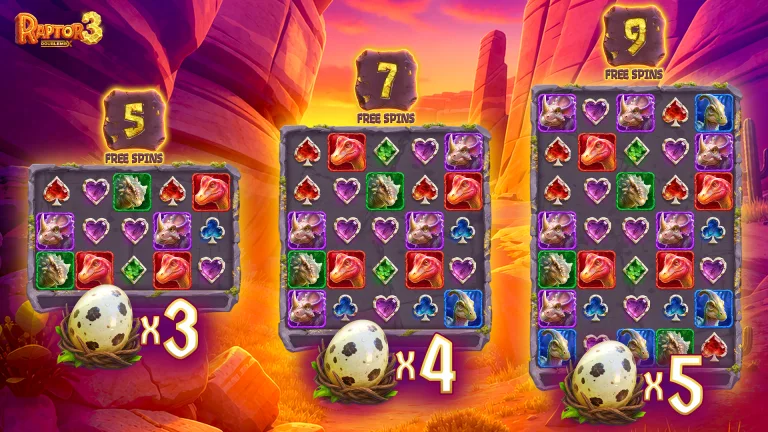 Raptor 3 DoubleMax Free Spins