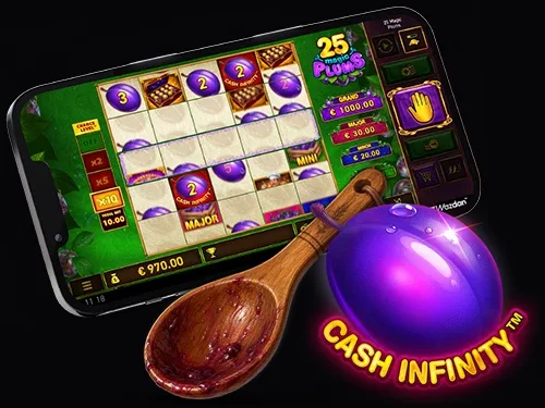 25 Magic Plums Cash Infinity