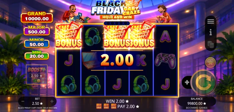 Black Friday Cart Craze Bonus Symbols