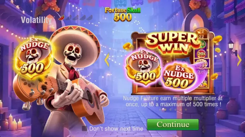 Fortune Skull 500 Ex Nudge