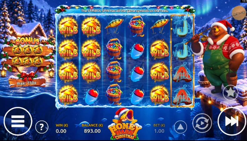 Honey Bass Christmas Symbol Spin