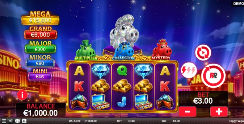 Piggy Vegas Base Game