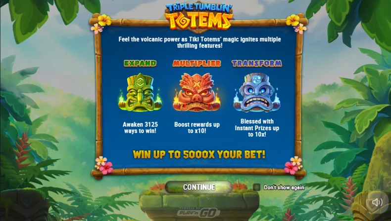Triple Tumblin Totems Feature Overview