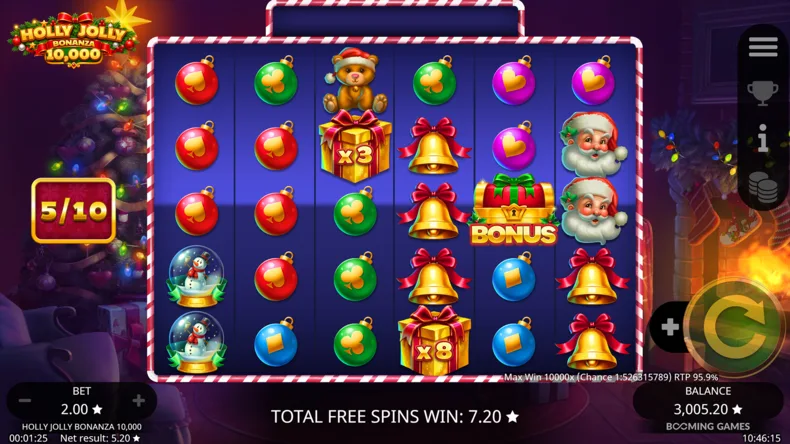 Holly Jolly Bonanza 10,000 Free Spins