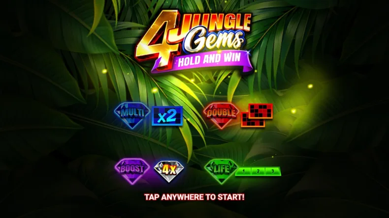 4 Jungle Gems Pot Features