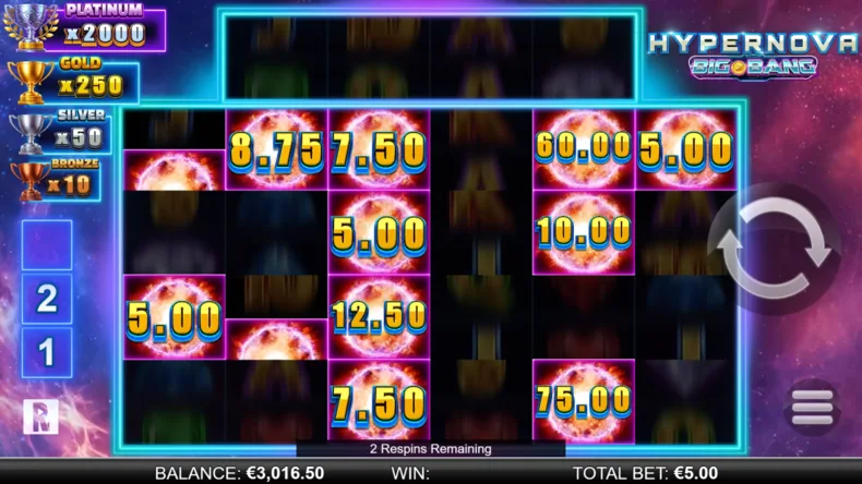 Hypernova Big Bang Bonus Respins
