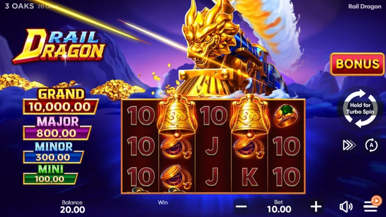 Rail Dragon Base Gameplay