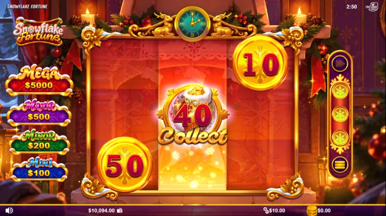 Snowflake Fortune Bonus Game