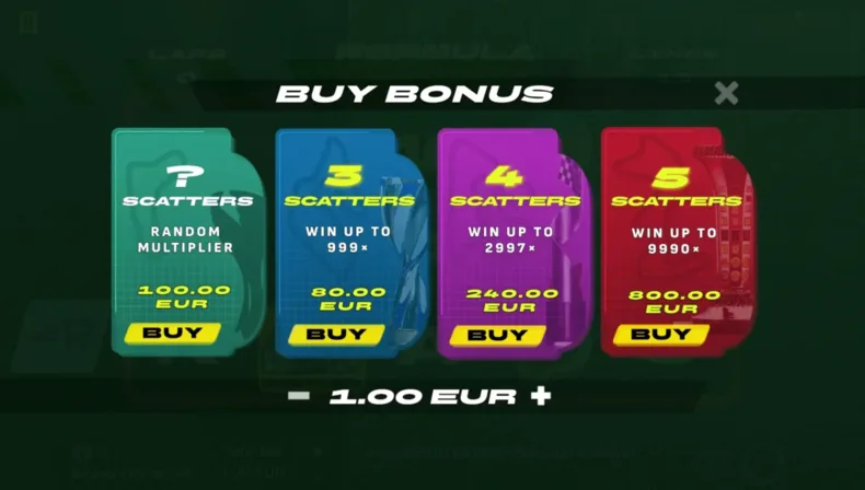 Formula x10000 Buy Bonus