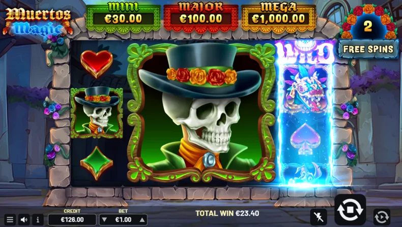 Muertos Magic Mega Symbol Free Games