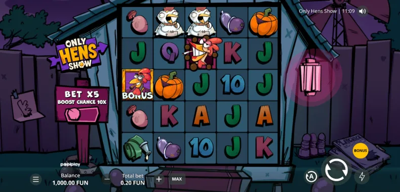 Only Hens Show Base Gameplay