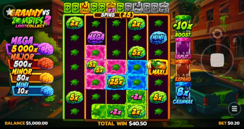 Granny Vs Zombies 2 Boost Power Spins