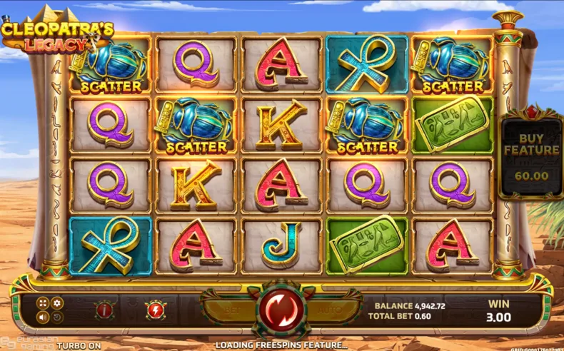 Cleopatra’s Legacy Free Spins Trigger