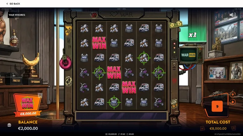 War Whores Leeroy Jenkins Max Win Round