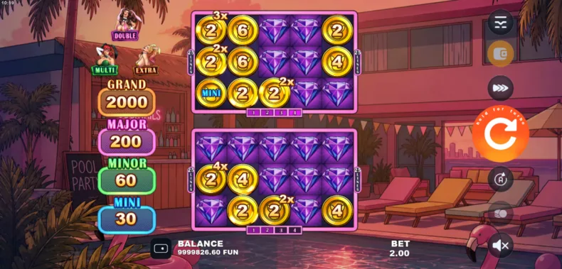 Hot Chicks Party Double Reels Bonus