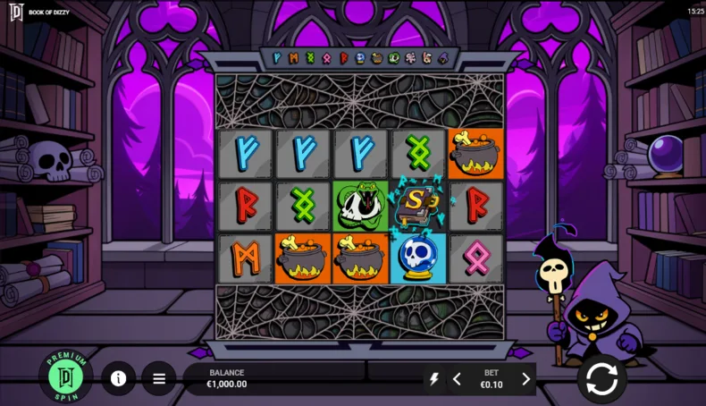 Book of Dizzy Base Gameplay