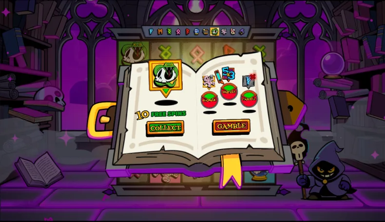 Book of Dizzy Open The Book Feature