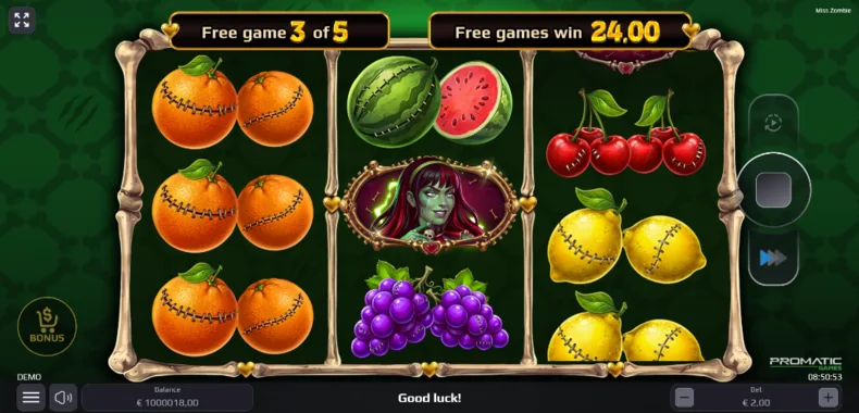 Miss Zombie Free Spins