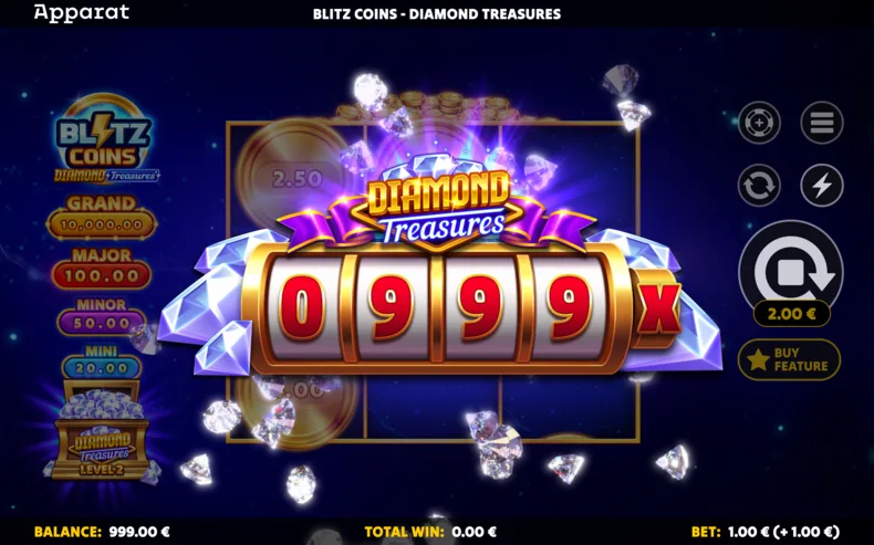 Blitz Coins - Diamond Treasures Multiplier Reward